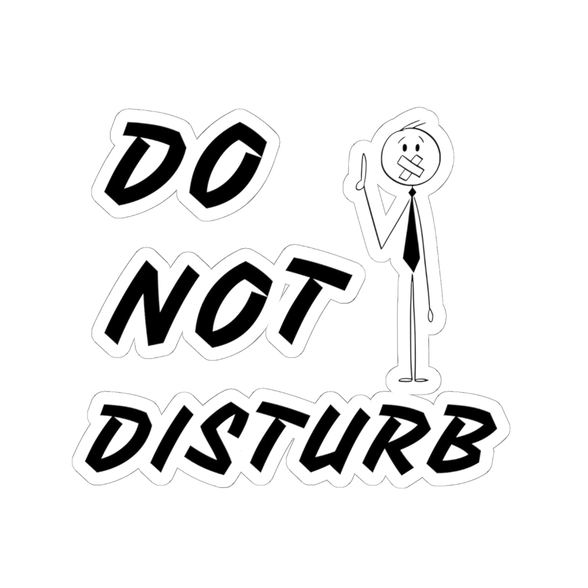 Stickman Bob Kiss-Cut Sticker