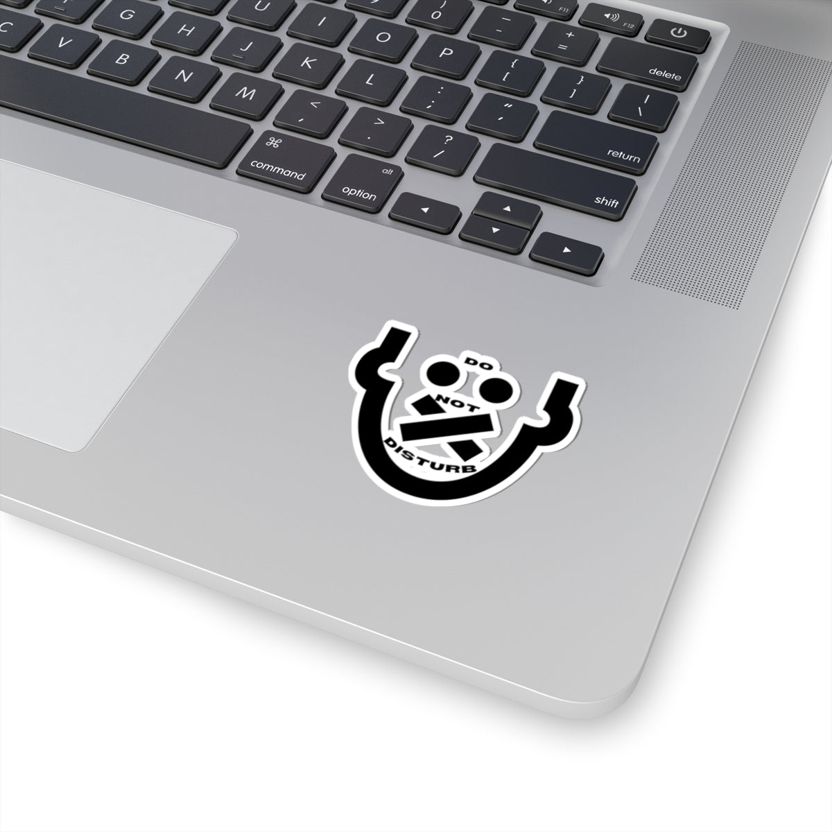 Cross Mouth DND Kiss-Cut Sticker