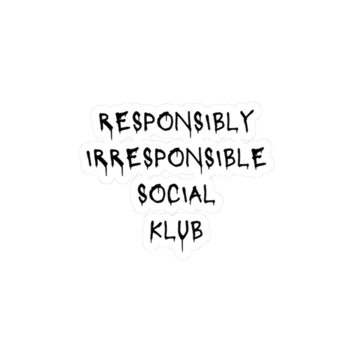 R.I.S.K Sticker