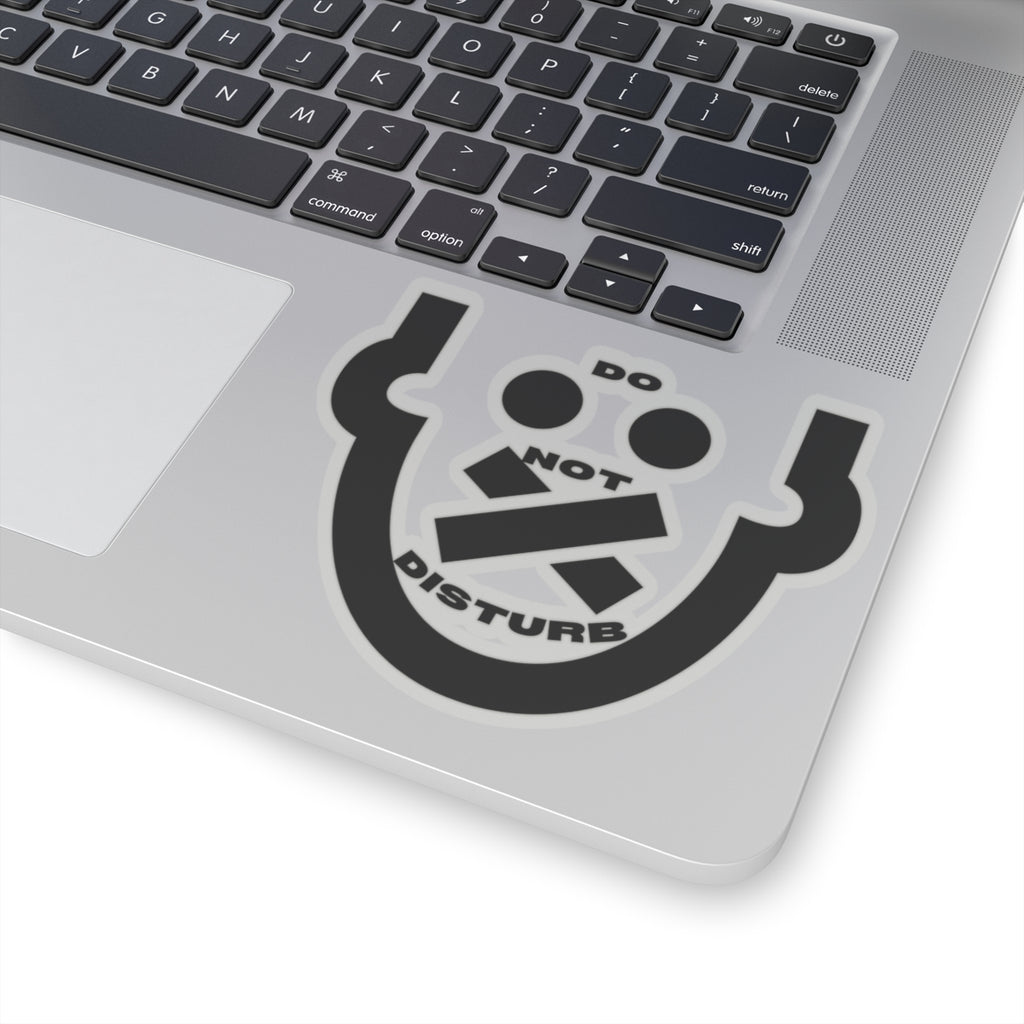 Cross Mouth DND Kiss-Cut Sticker