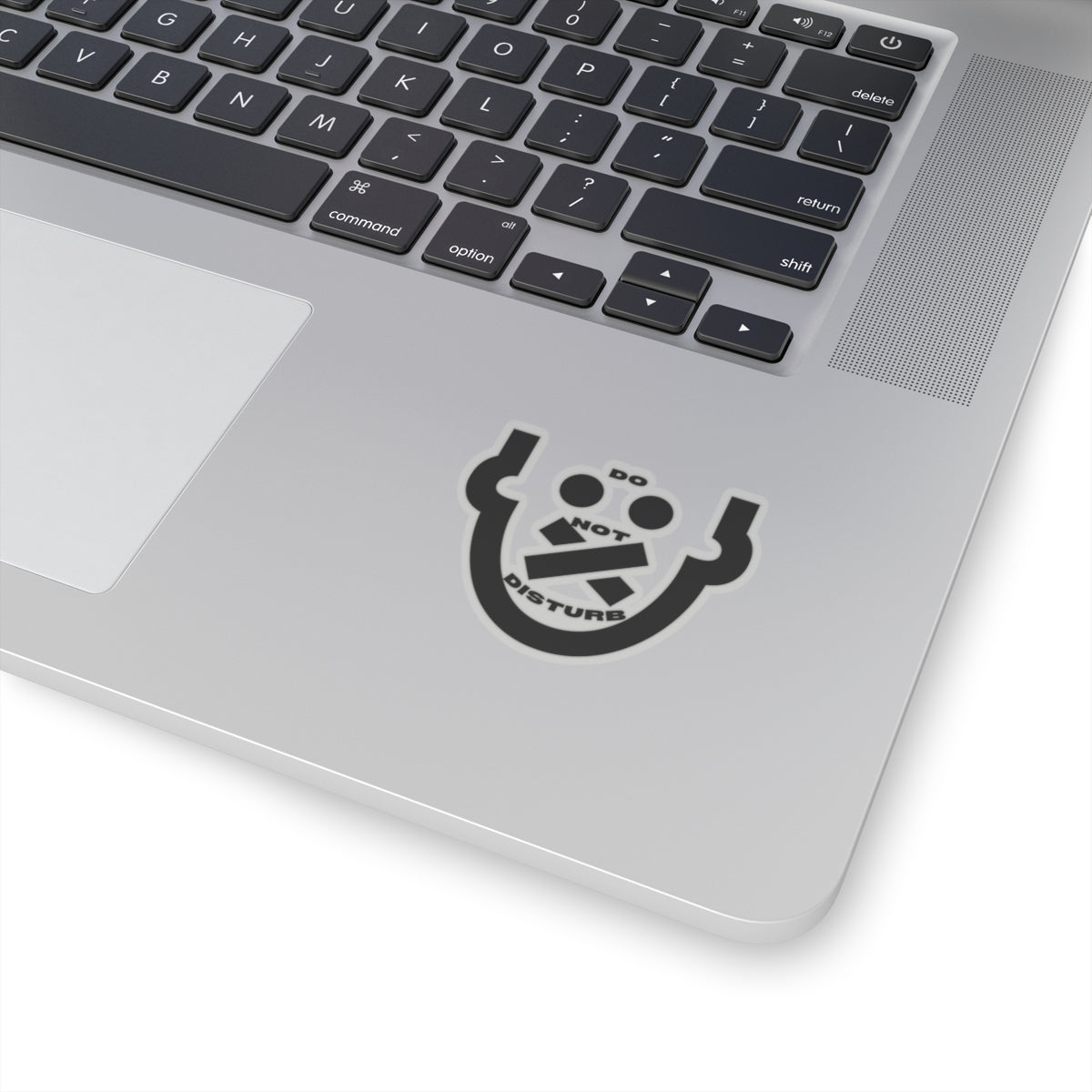 Cross Mouth DND Kiss-Cut Sticker