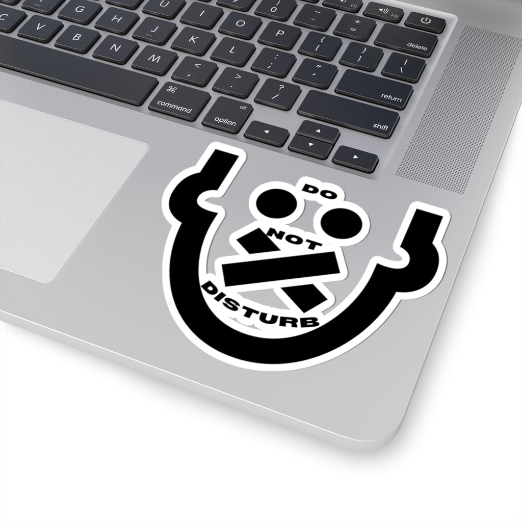 Cross Mouth DND Kiss-Cut Sticker