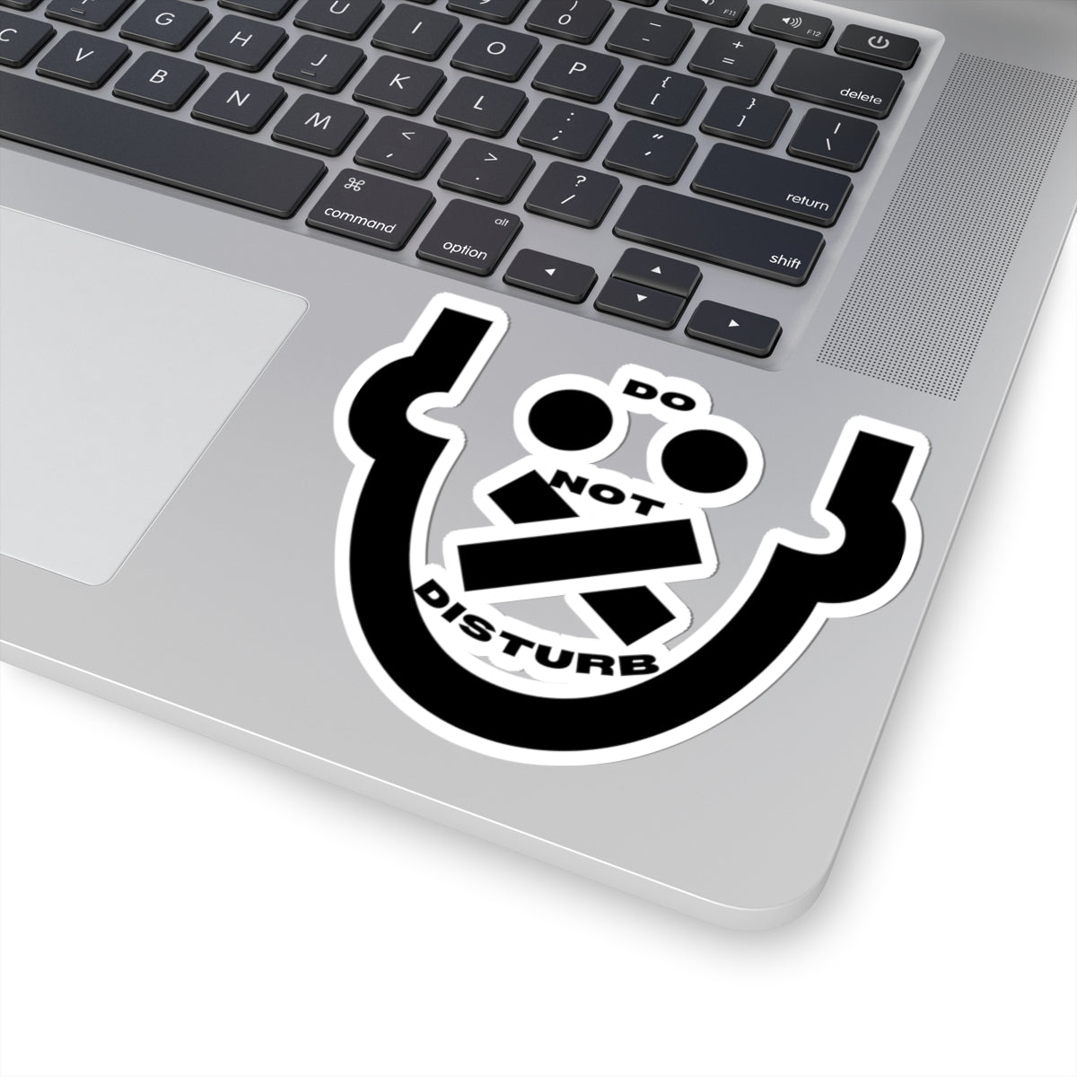 Cross Mouth DND Kiss-Cut Sticker